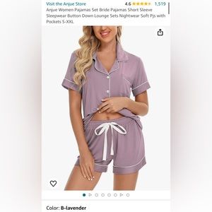 Brand New Lavender Pajama Set